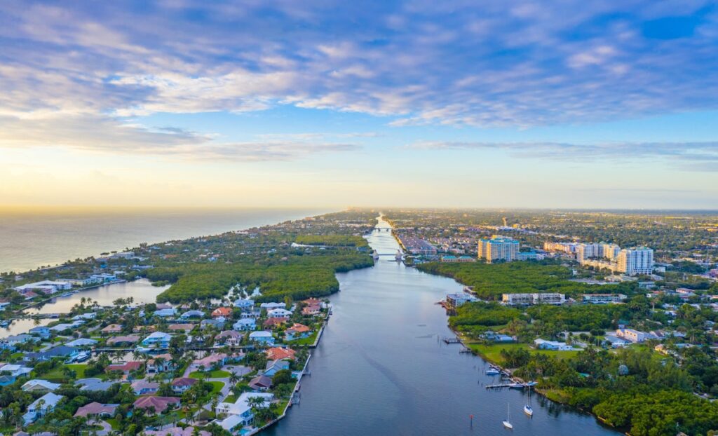 Boynton Beach Florida Aerial