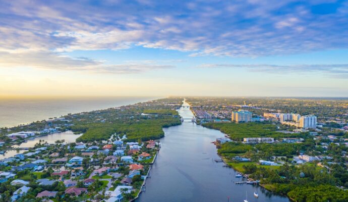 Boynton Beach Florida Aerial