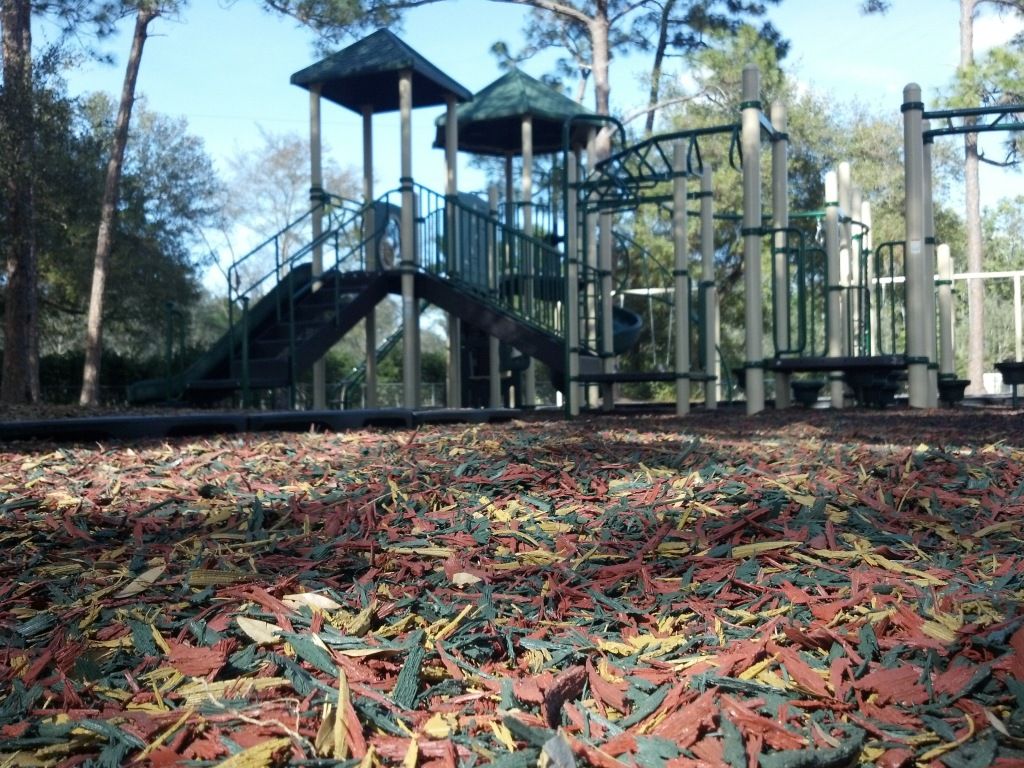 Palm Beach County Safety Surfacing-Bonded Rubber Mulch